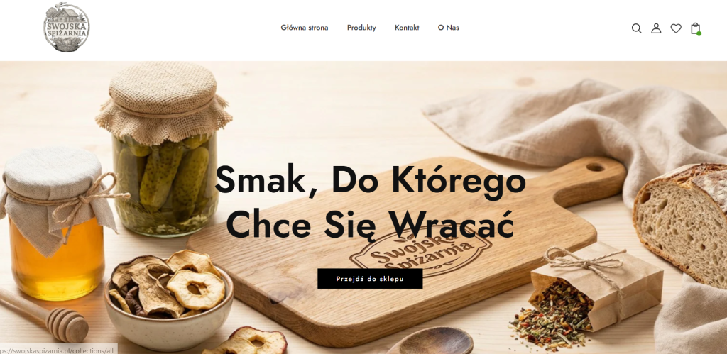 Swojska spiżarnia strona główna nasz projekt sklepu internetowego